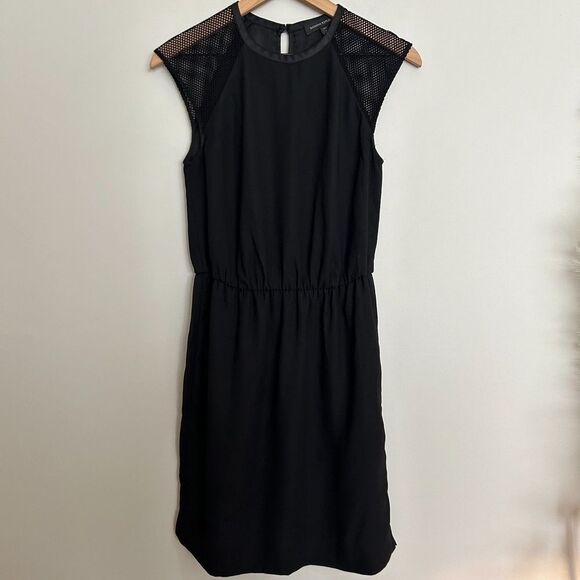 Banana Republic Mesh Sleeve Dress - Picture 1 of 9